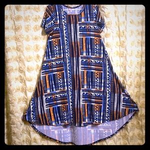 LuLaRoe, Carley dress XS, fit a size 16 as Tunic.